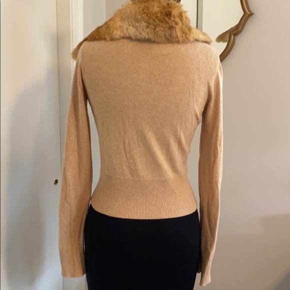 Marciano Fur Collar Cardigan - Picture 3 of 5